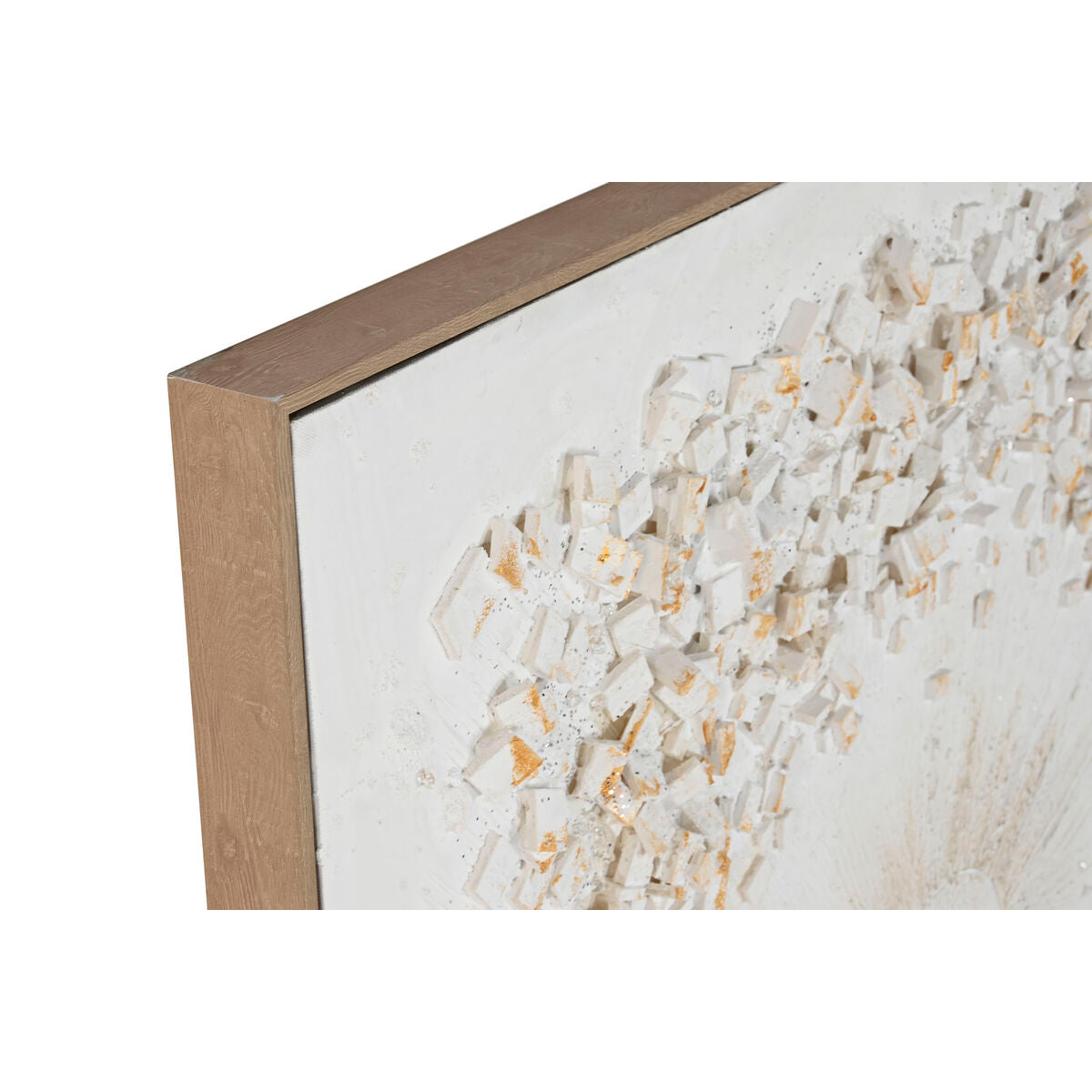 Painting Home ESPRIT White Circles 102 x 4,5 x 102 cm (2 Units)-3
