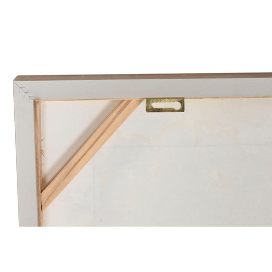 Painting Home ESPRIT White Circles 102 x 4,5 x 102 cm (2 Units)-1