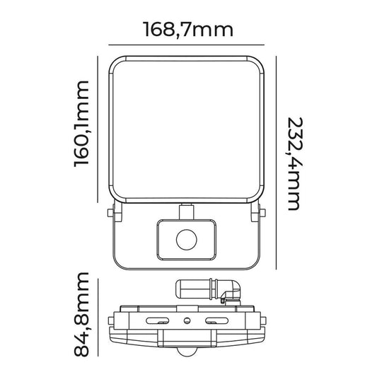 Floodlight/Projector Light EDM 70422 Frameless-1