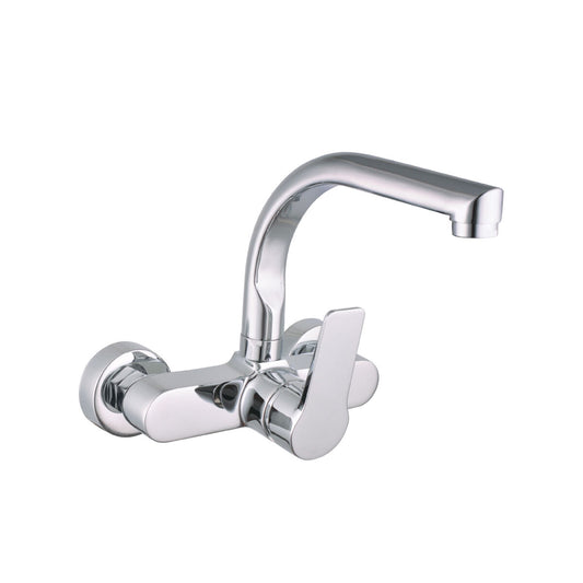 Mixer Tap EDM 01145 Silver Stainless steel Brass Zinc 21 x 19 cm-0