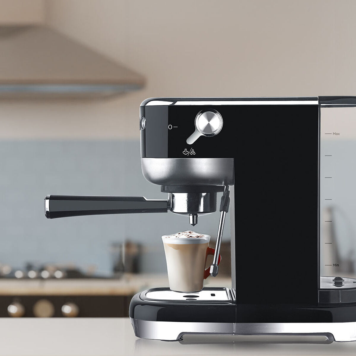 Express Manual Coffee Machine EDM 07707 Black 2 Cups 1,3 L-2