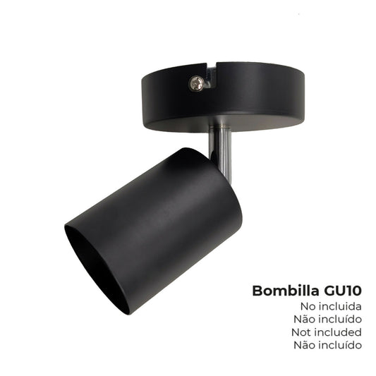 Spotlight EDM 32033 Black 50 W GU10 ø 9 x 5,6 x 14,2 cm-1