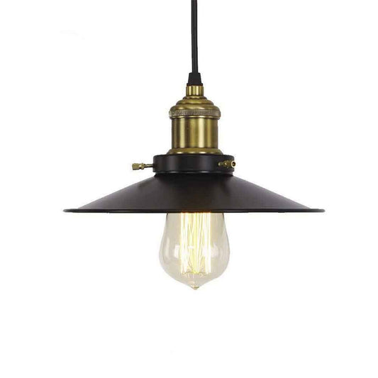 Ceiling Light EDM 32106 Black 60 W Vintage-0