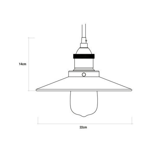 Ceiling Light EDM 32106 Black 60 W Vintage-1