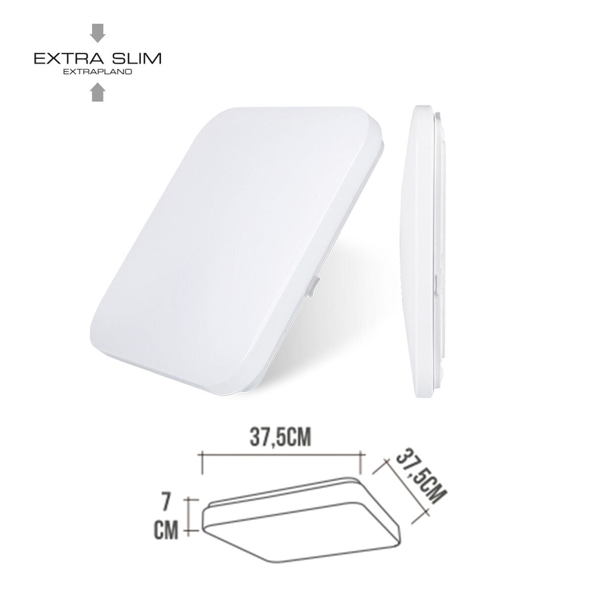 LED Flush-fitting Ceiling Light Wall Light EDM 32525 F 100 W 24 W (4000 K)-3