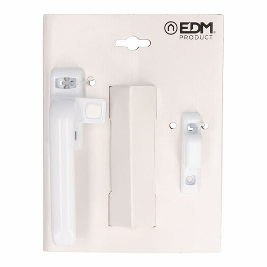 Crank EDM 85456 6801 White Aluminium Left Pressure closure-0