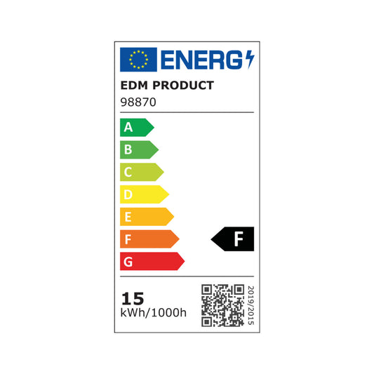 LED lamp EDM 98870 F 15 W 80 W E27 1200 Lm 1510 Lm Ø 12 x 13,8 cm (3200 K)-1