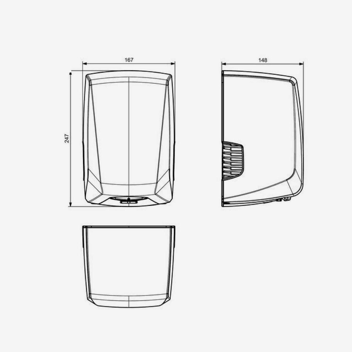 Hand dryer Jofel Power+ White 800 W-2
