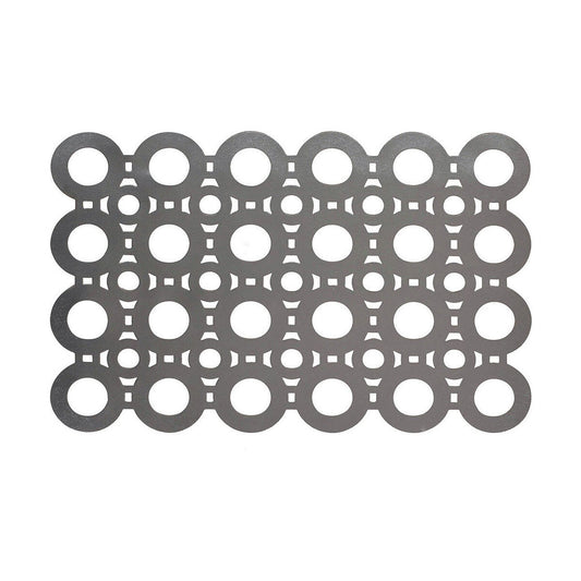 Table Mat Viejo Valle PVC Silver 45 x 30 cm (24 Units)-1