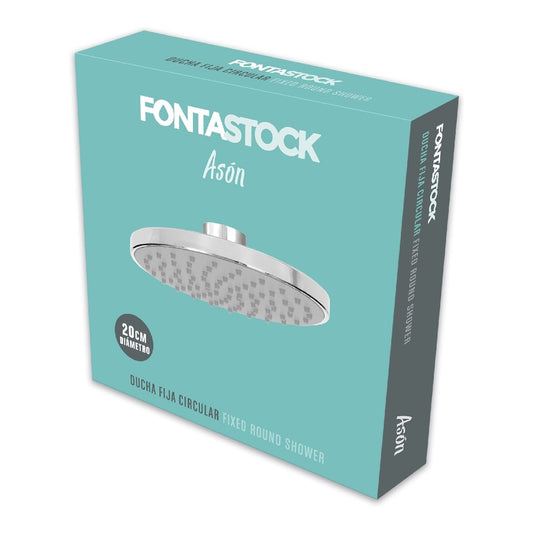 Shower Rose Fontastock ASÓN ABS Ø 20 cm-1
