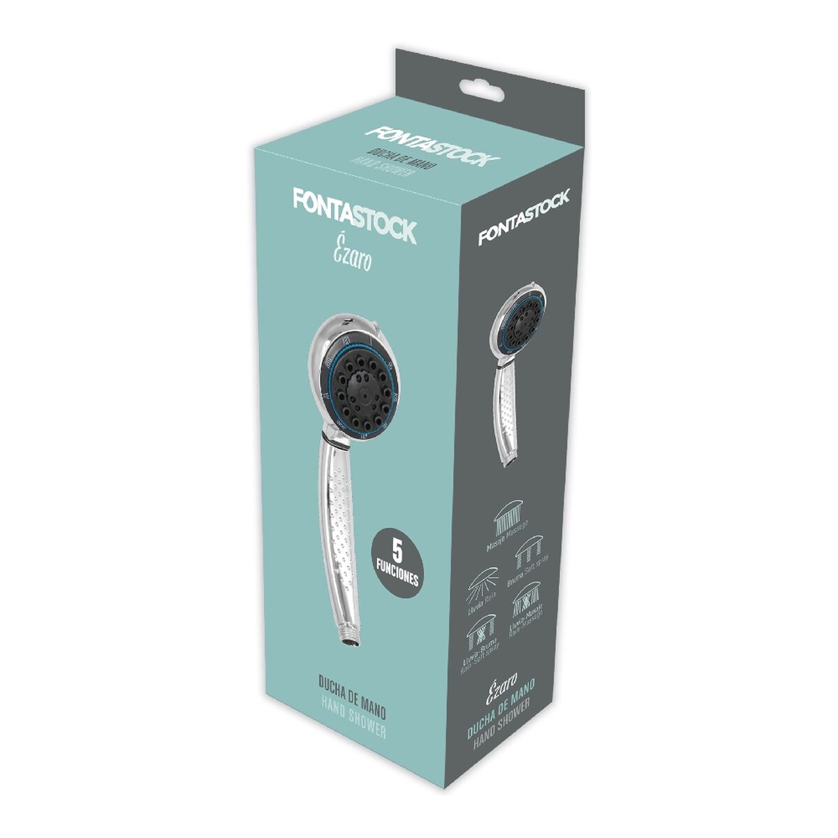 Shower Rose Fontastock ÉZARO H 1/2" Chromed-2