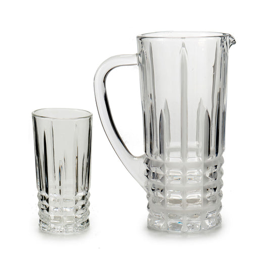 Jug and glasses set Vivalto 41053 Transparent Glass 250 ml-0