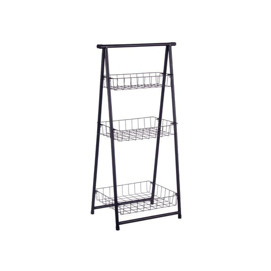 Shelves Kinvara CN-W2672C-A Black Iron 44 x 31 x 90 cm-0
