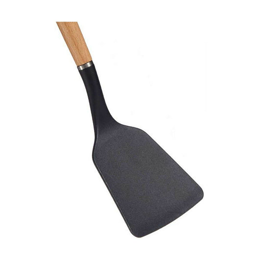 Kitchen Spatula Kinvara beech wood 8,8 x 2 x 33,8 cm Brown Black-0