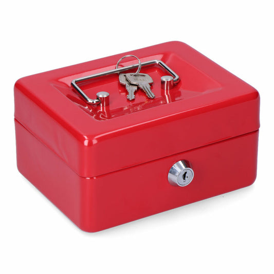 Safe-deposit box Micel CFC09 M13392 Red Steel 15,2 x 11,8 x 8 cm-0
