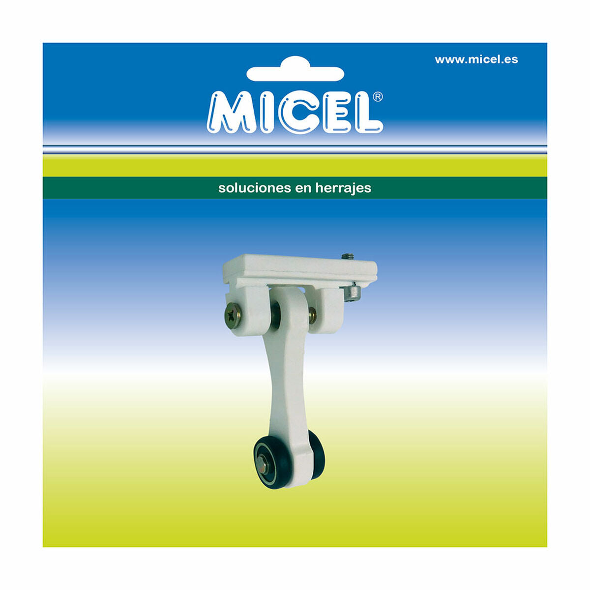 Pergola pulley Micel TLD21 Nylon 65 x 18,5 x 90 mm Runner White-2