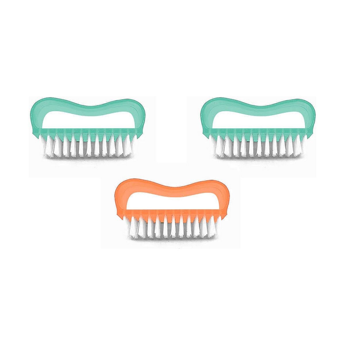 Brush Plastic 8 cm (3 Pieces) (36 Units)-1