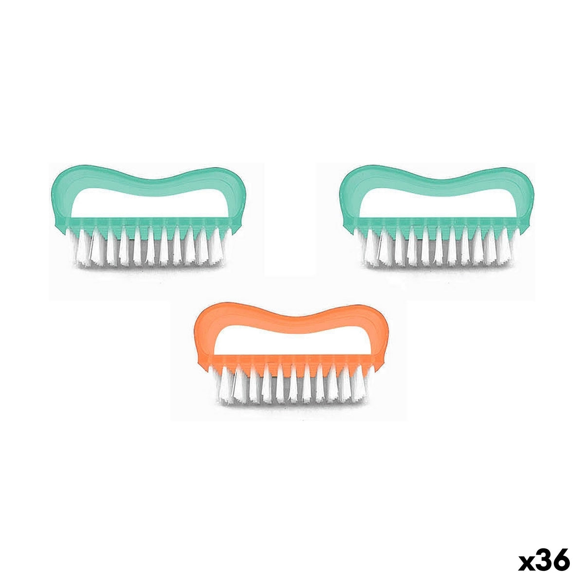 Brush Plastic 8 cm (3 Pieces) (36 Units)-0
