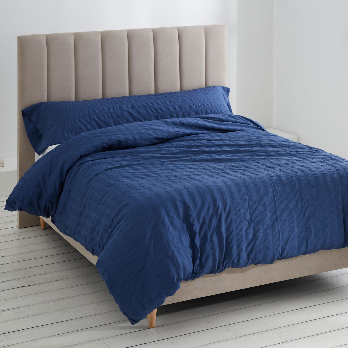 Duvet cover set Alexandra House Living Amán Blue Single 2 Pieces-4