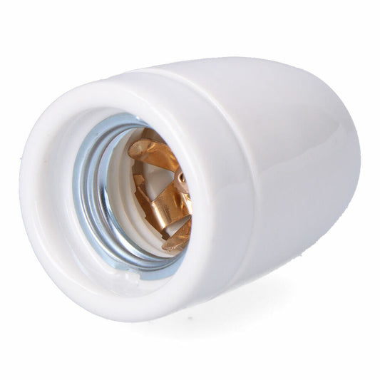 Lamp holder F-line White 100 W E27 Vintage-0