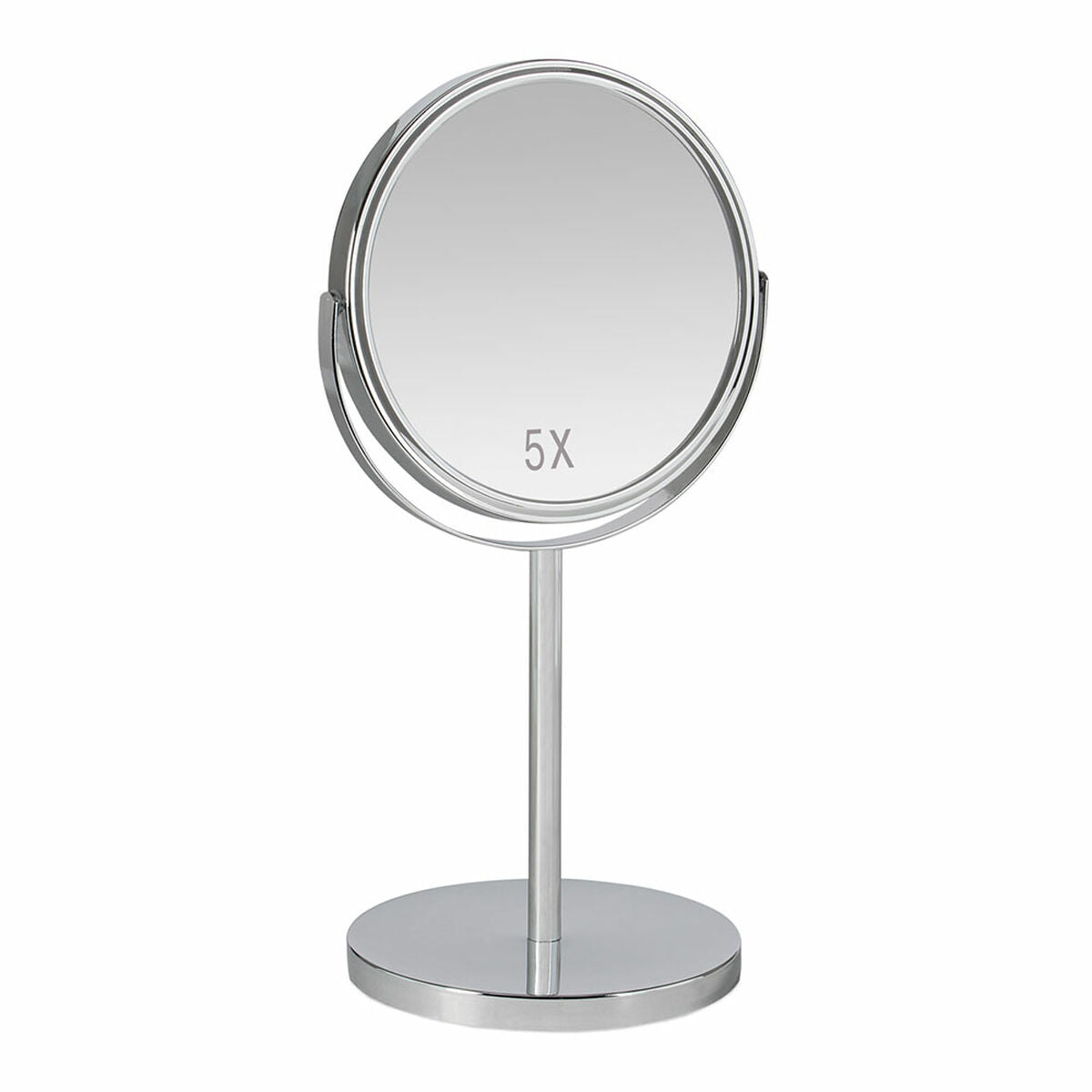 Mirror with Mounting Bracket Andrea House Chromed 18,5 x 15 x 34,5 cm Silver-0