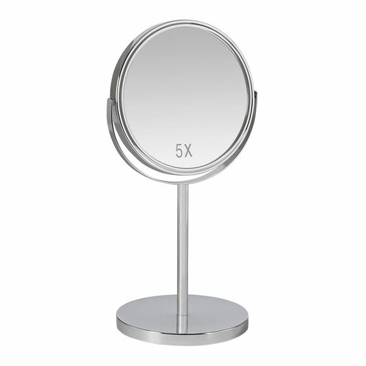 Mirror with Mounting Bracket Andrea House Chromed 18,5 x 15 x 34,5 cm Silver-0