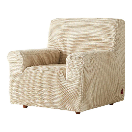 Stretch Sofa Cover Belmarti Bali Individual 70-110 x 40-65 x 80-110 cm Ivory-0