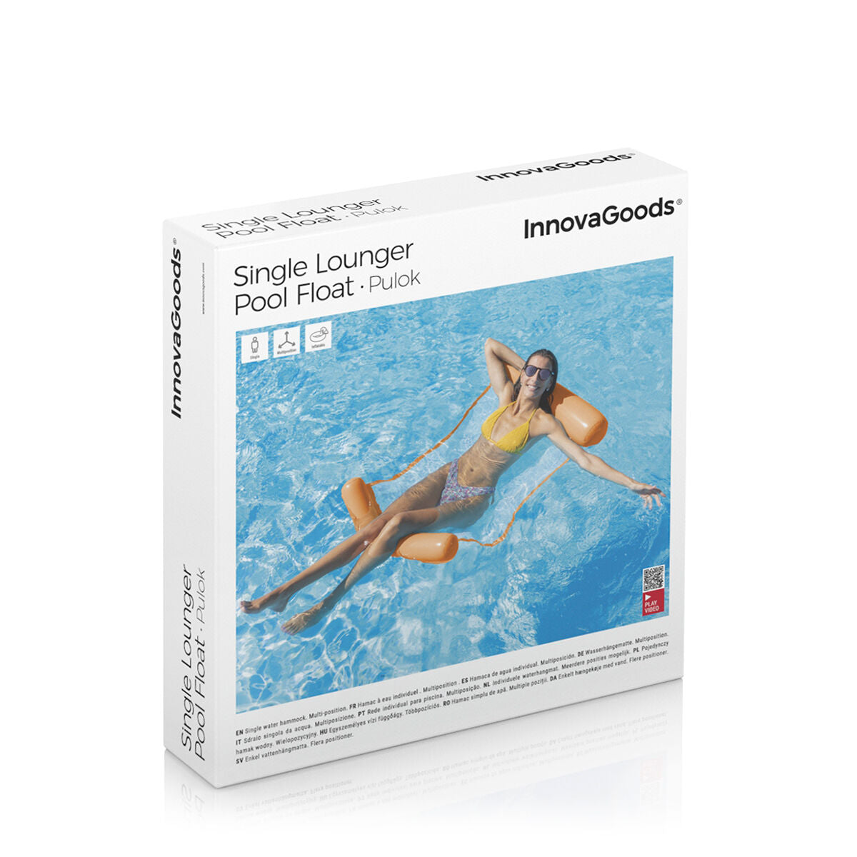 Single Floating Water Hammock for Swimming Pool Pulok InnovaGoods-1