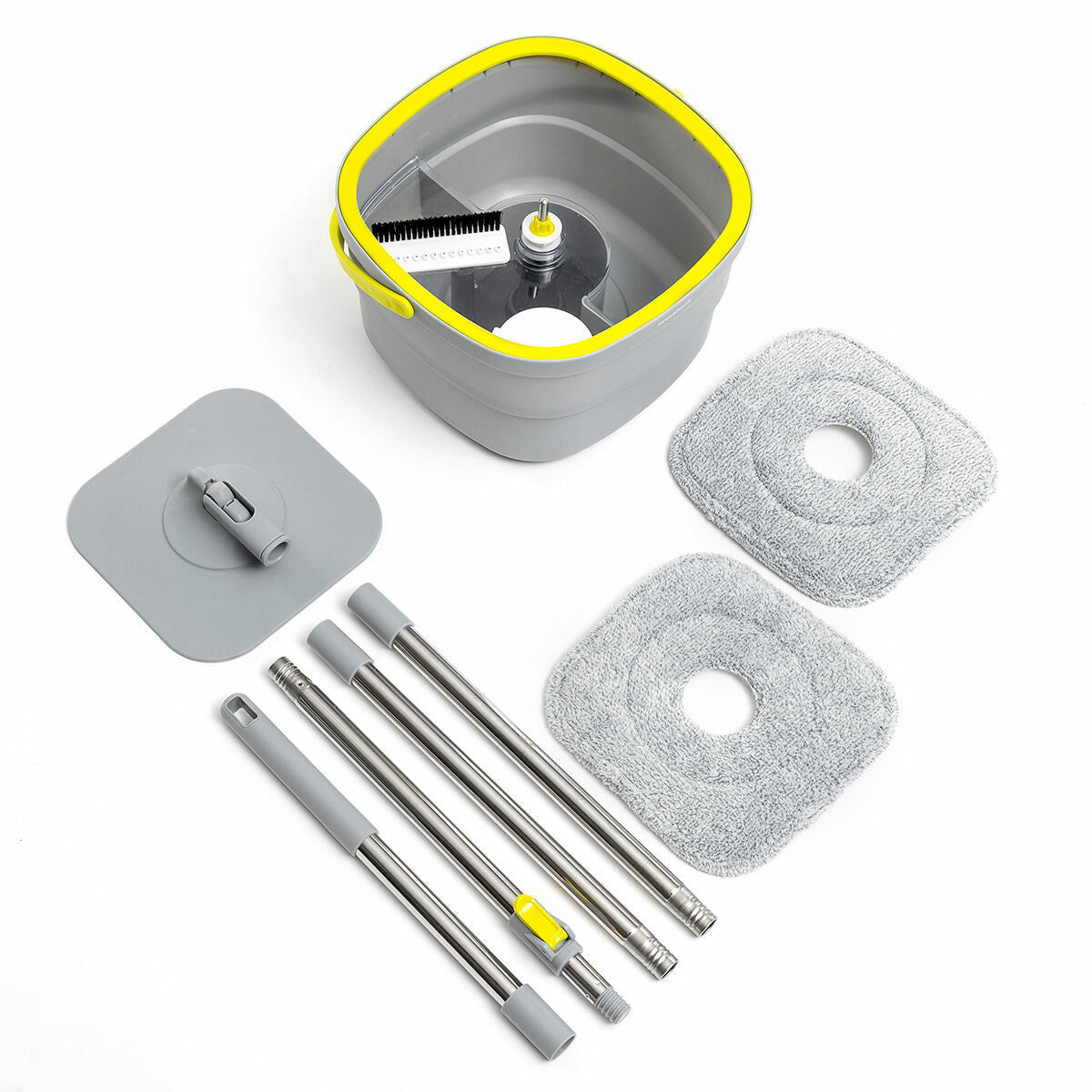 Self-Cleaning Spin Mop with Separation Bucket Selimop InnovaGoods-3