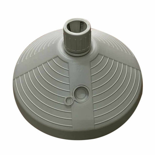 Marbueno Base Umbrella Round Plastic 38x38x14 cm 10L White Garden, Pool, Terrace 10502-0