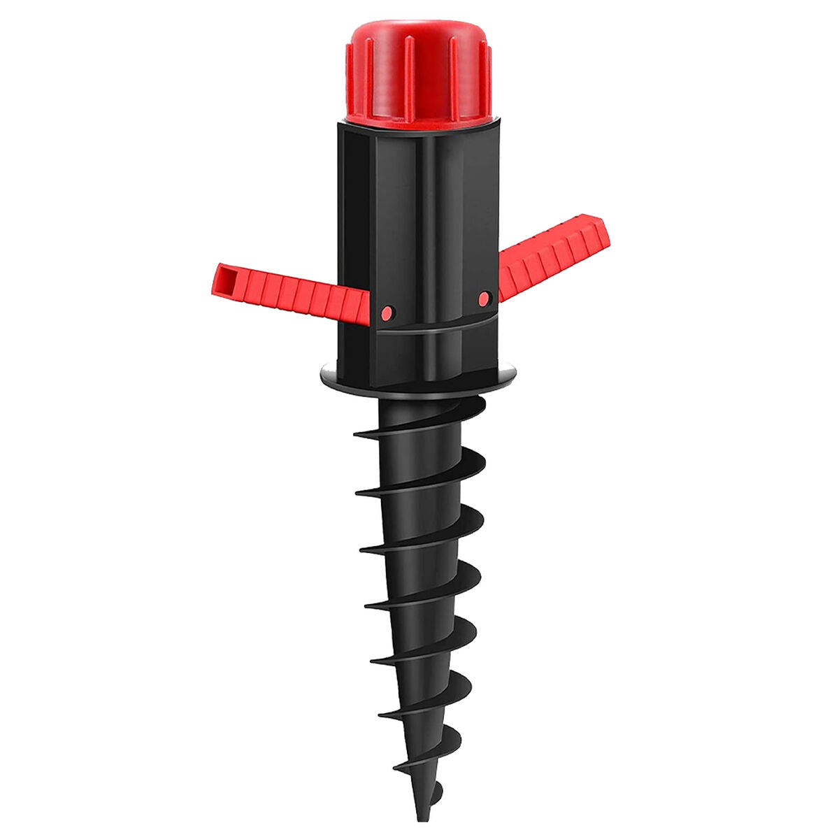 Marbueno Parasol Pincho Plástico Negro 37x6x6 cm Playa Jardín 10505-0