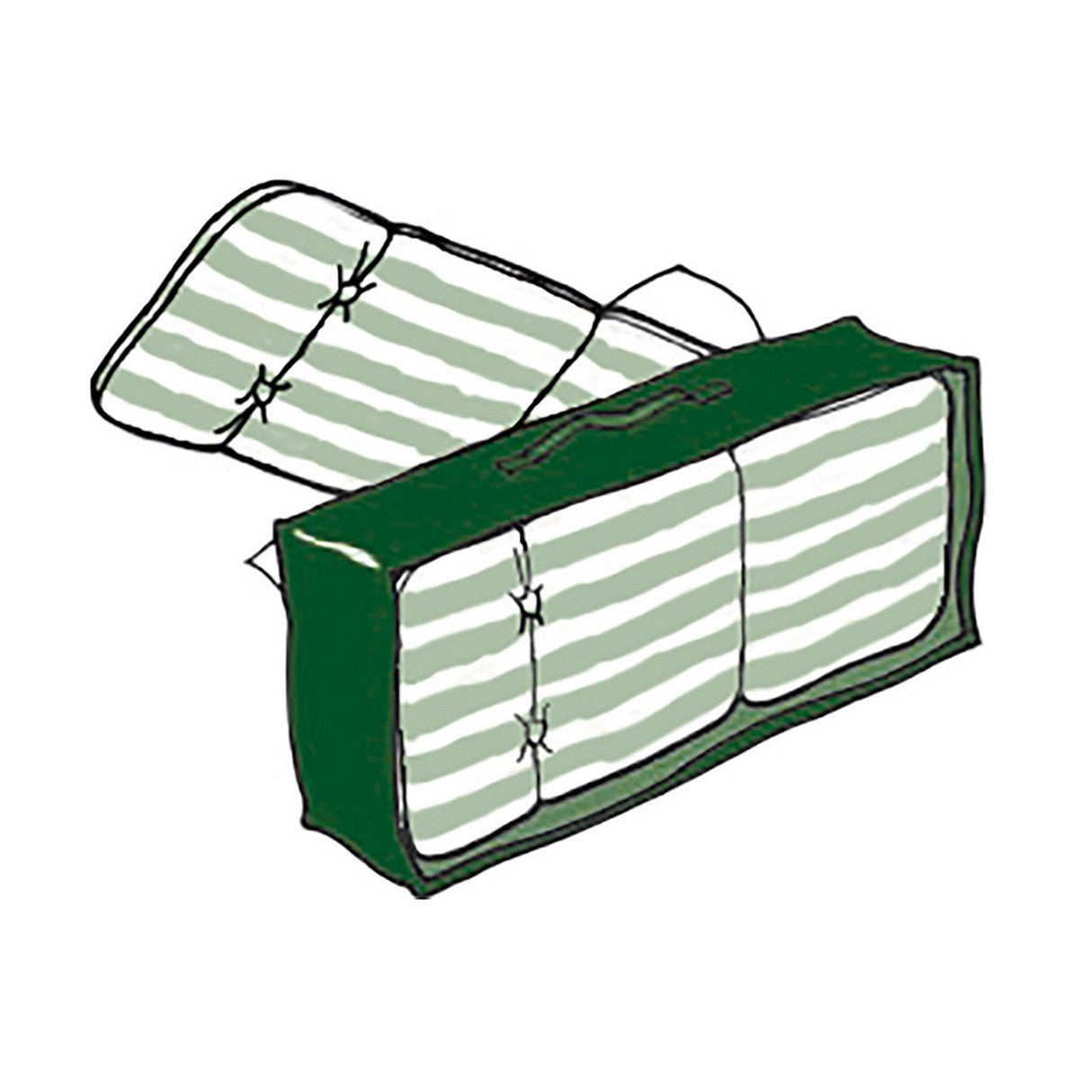 Protective Case Altadex Airbed/mat Green 37 x 128 x 57 cm-1