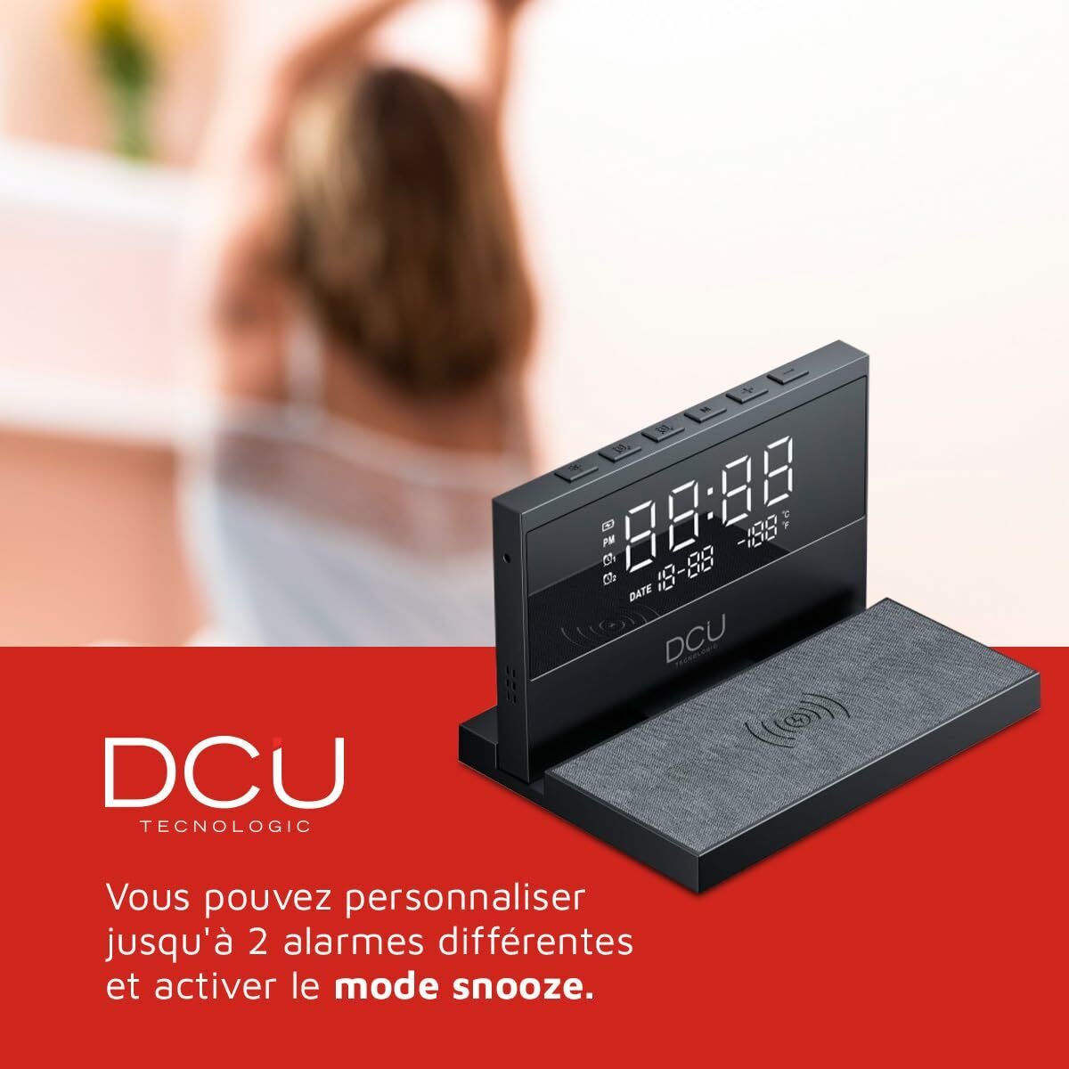 Alarm Clock DCU 37300830 Black-5