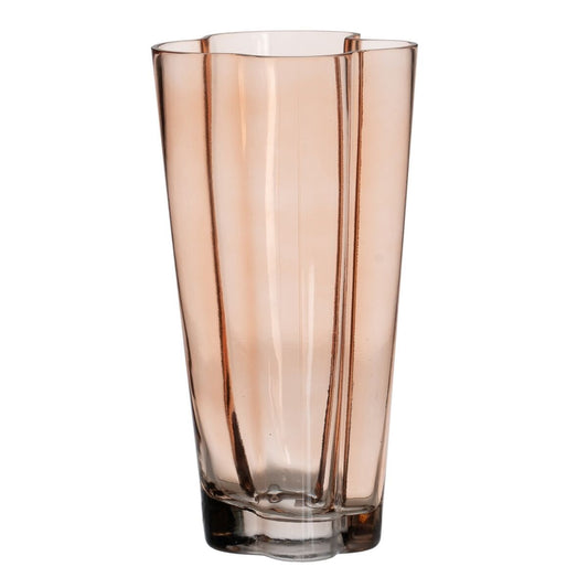 Vase Brown Crystal 15,5 x 15 x 30 cm-0