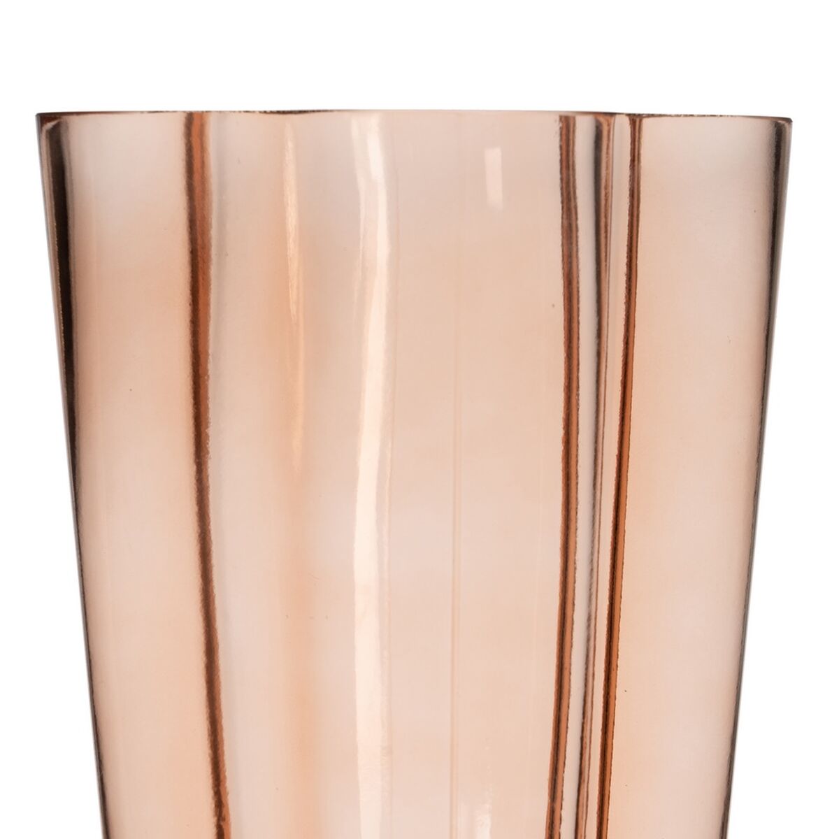 Vase Brown Crystal 15,5 x 15 x 30 cm-3