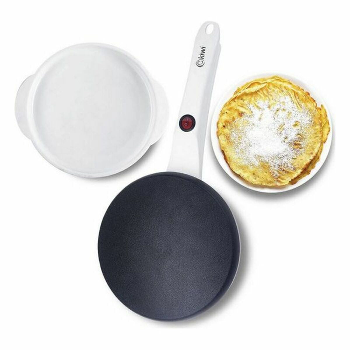 Crepe Maker Kiwi 600W White (Ø 20 cm)-0