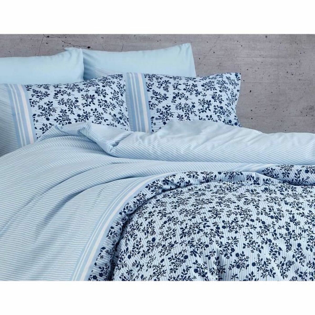 Duvet cover set Blue Super king 3 Pieces-2