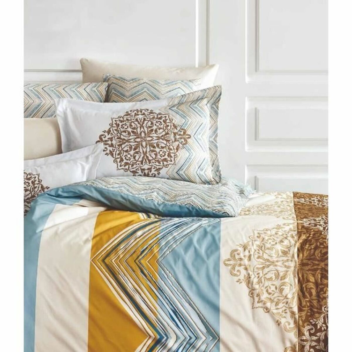 Duvet cover set White Super king 3 Pieces-2