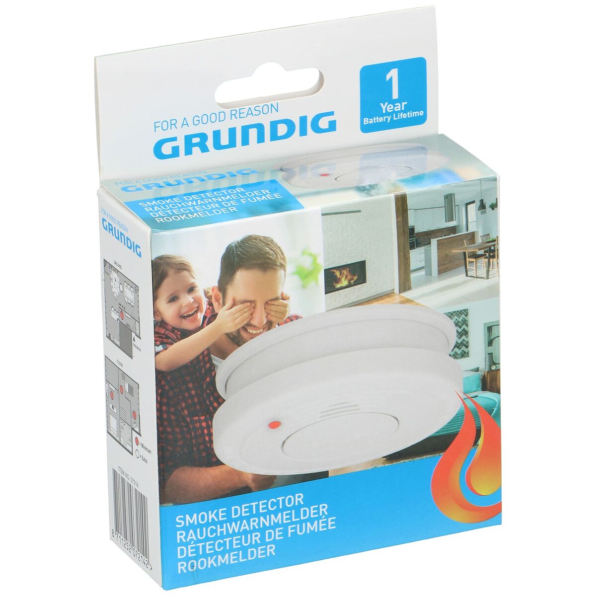 Smoke Detector Grundig Optical sensor-1