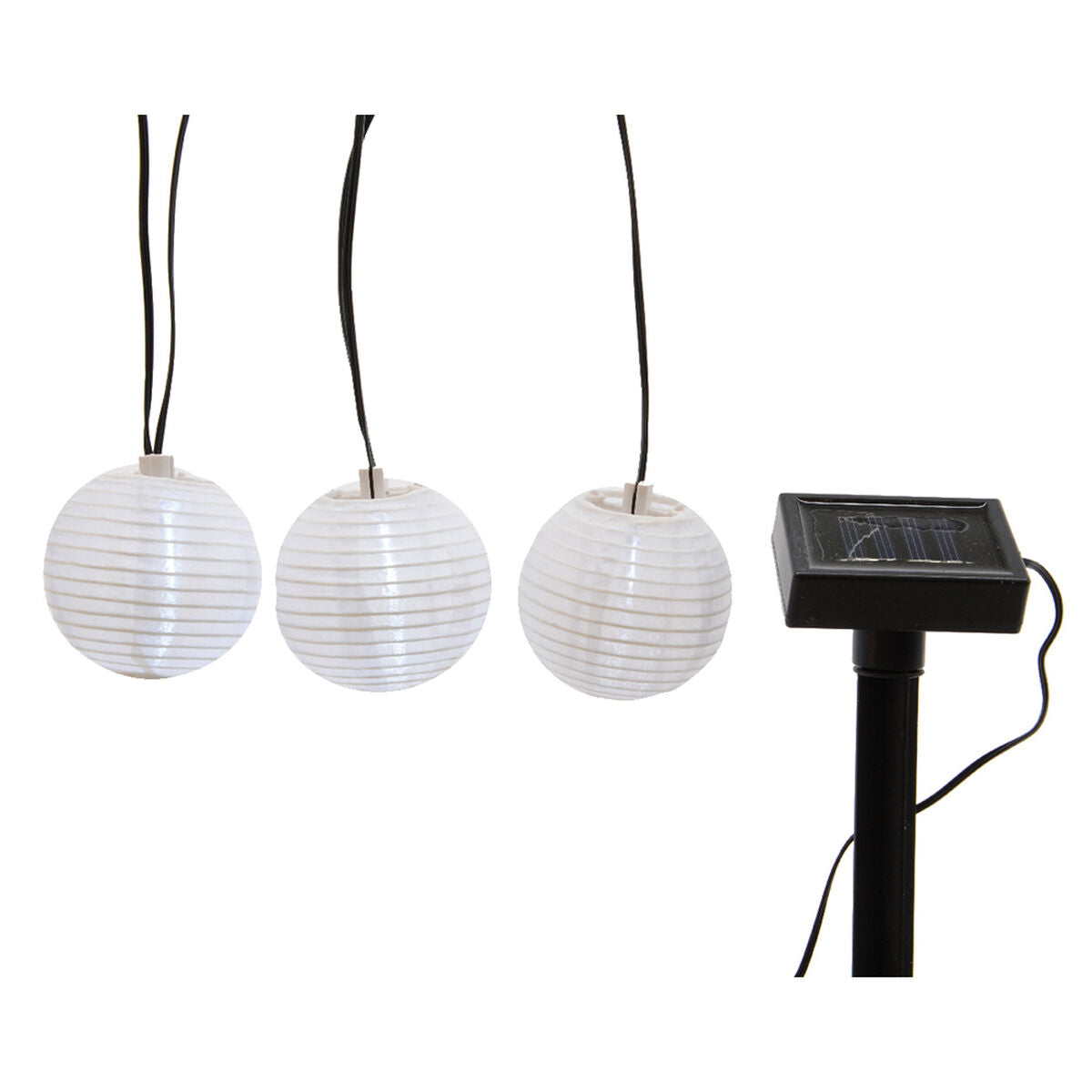 Wreath of LED Lights Lumineo Exterior Solar White (7,5 m)-2