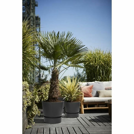 Plant pot Elho Black Plastic Circular Modern Ø 47 cm-1