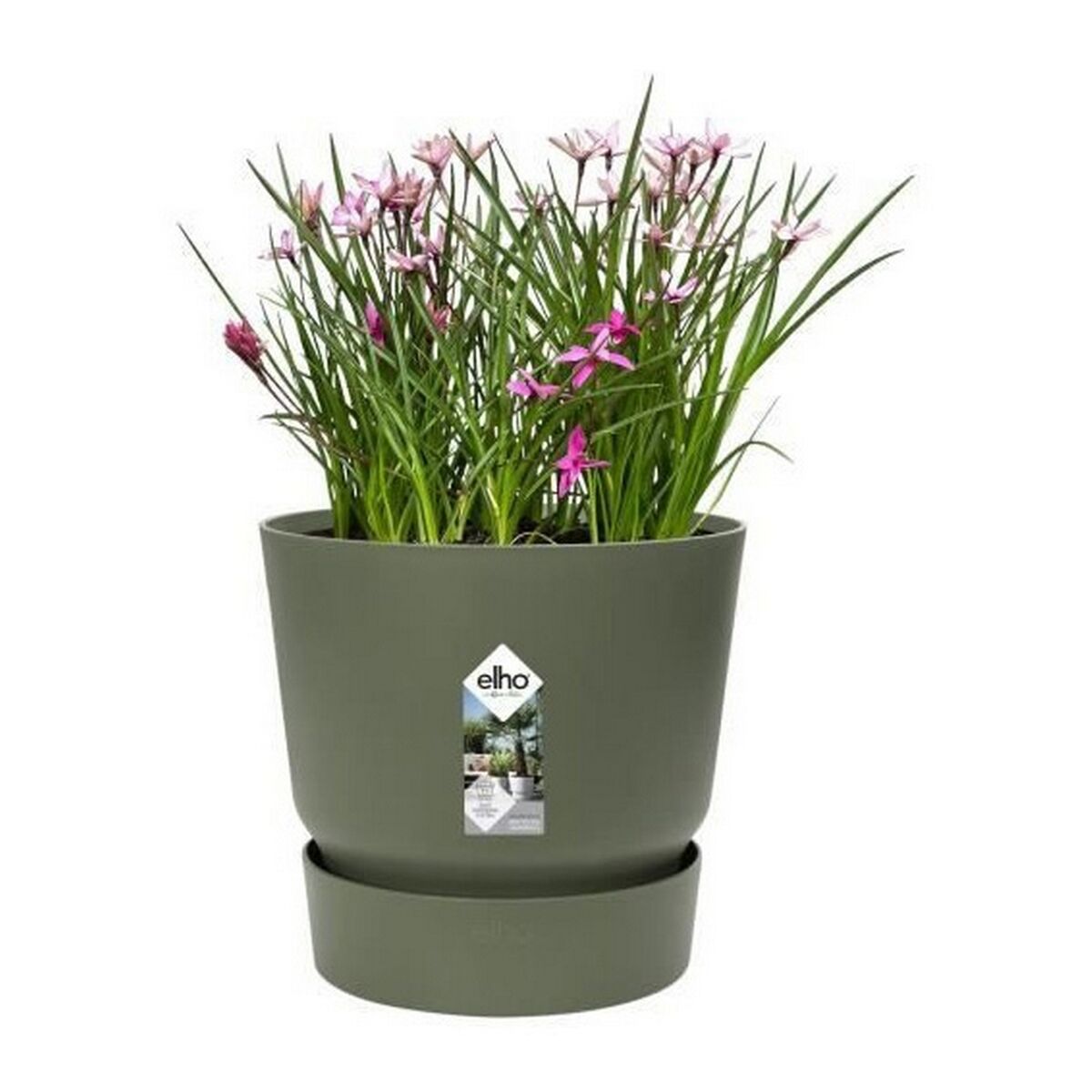 Plant pot Elho Greenville Ø 39 x 36,8 cm Green-4