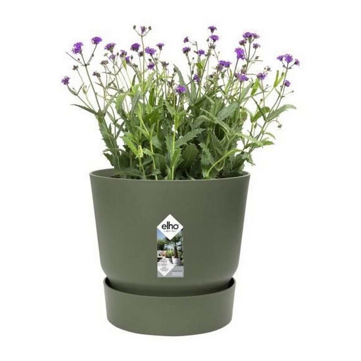 Plant pot Elho Greenville Ø 39 x 36,8 cm Green-3