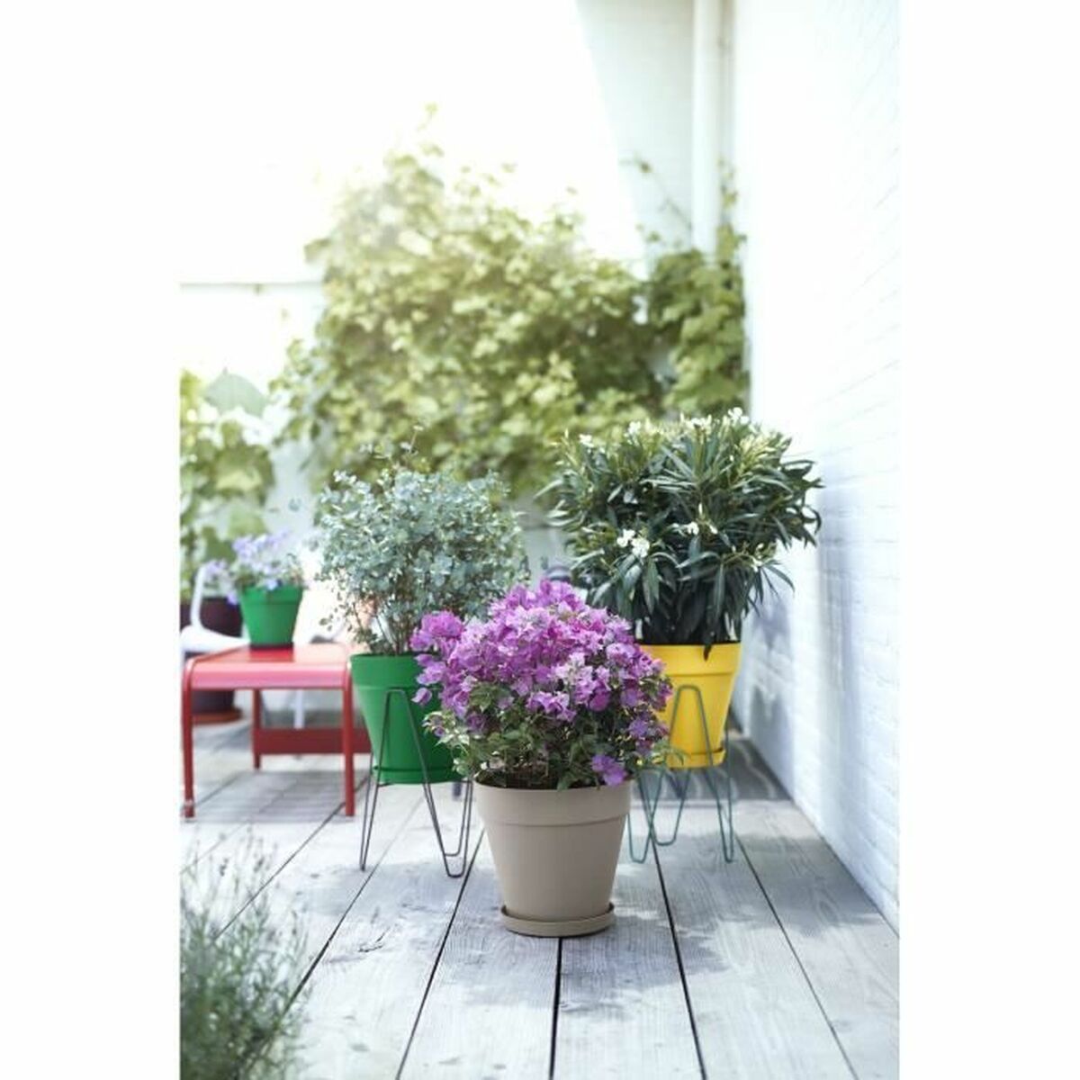 Plant pot Elho Loft Urban 25 Yellow Ø 24,5 x 22,2 cm-3