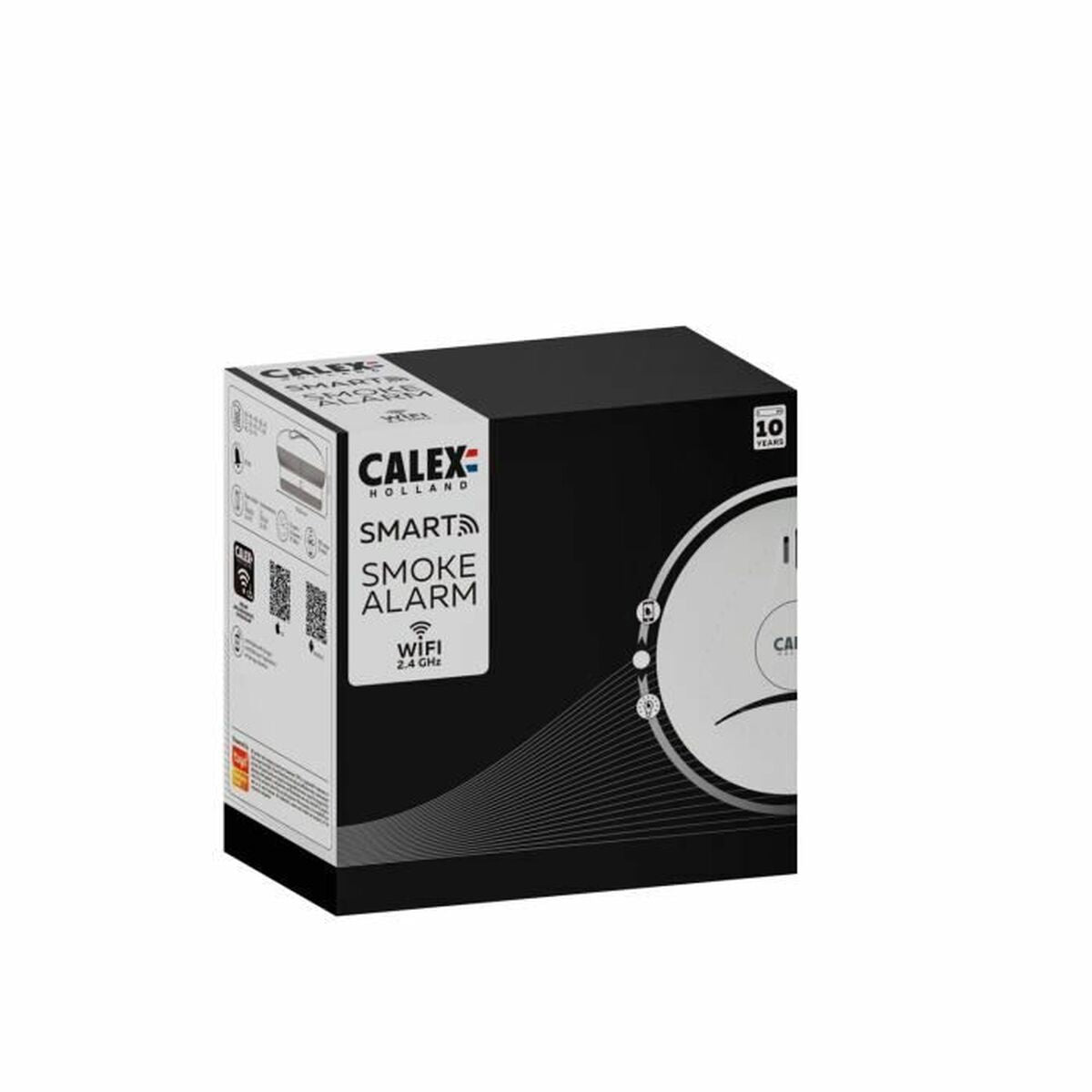 Smoke Detector Calex Wi-Fi 2.4 GHz-2