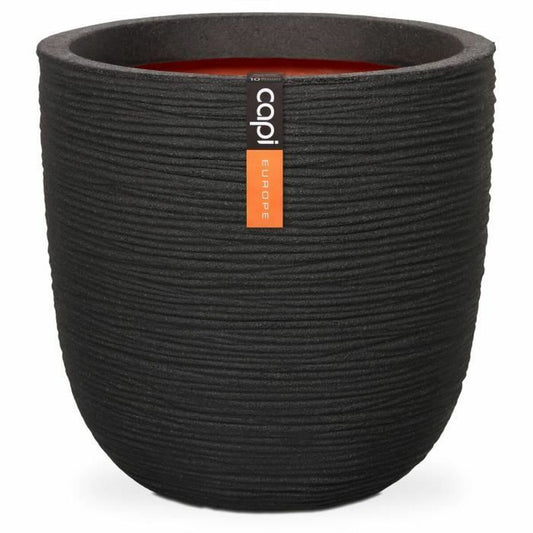 Planter Capi Europe Black Plastic Ø 43 cm-0