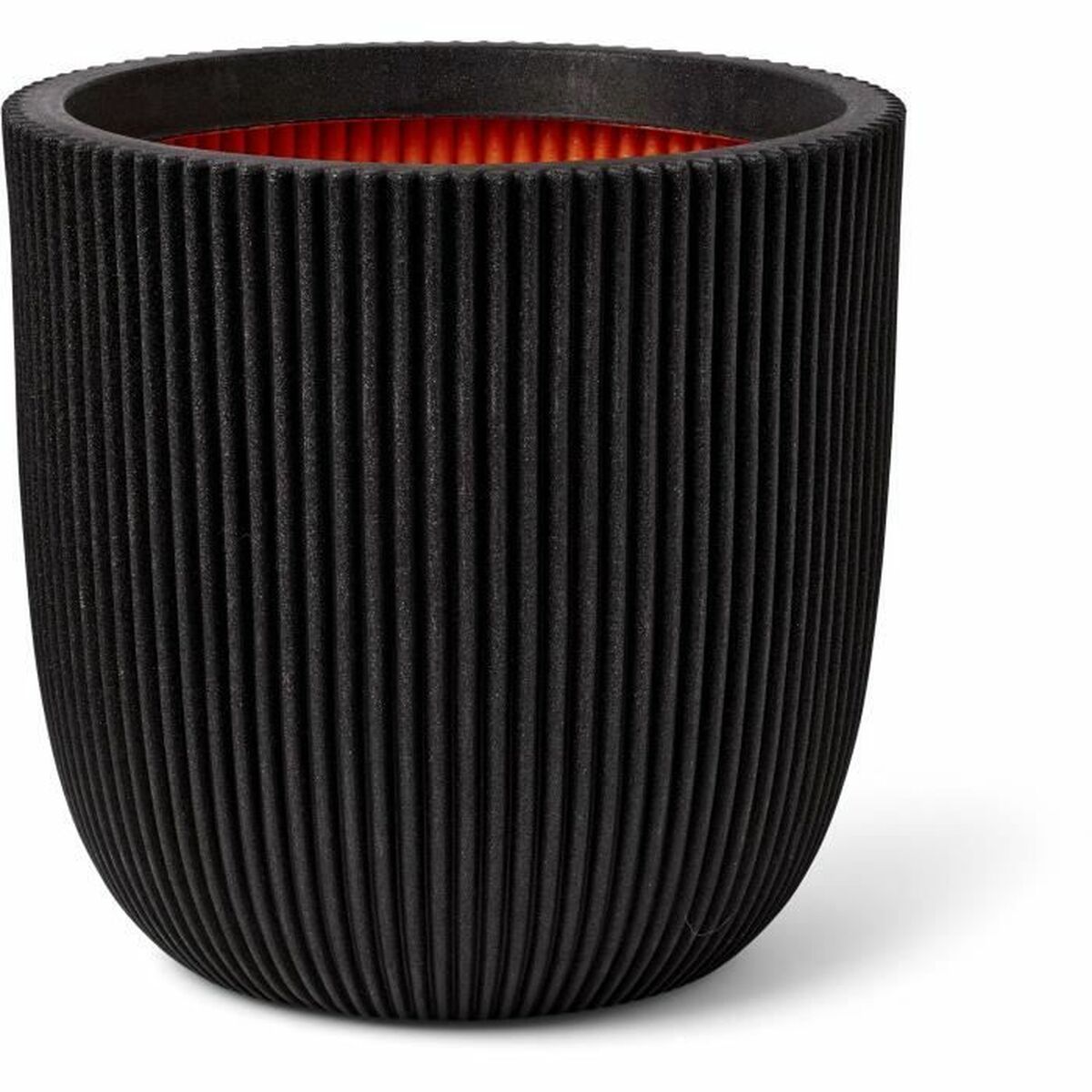 Planter Capi Europe Black Plastic Ø 43 cm-0