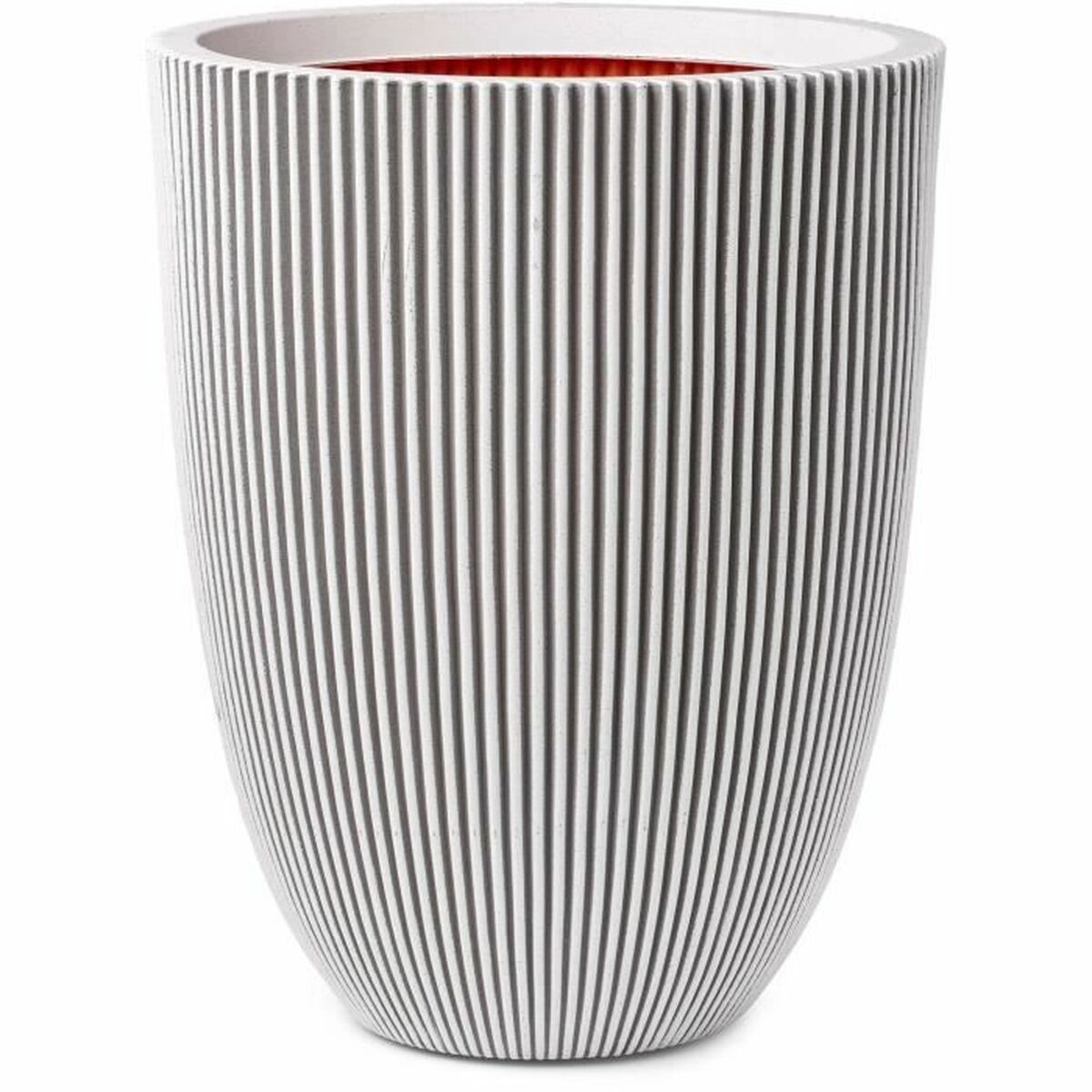 Planter Capi Europe Beige Plastic Circular 34 x 34 x 46 cm-0