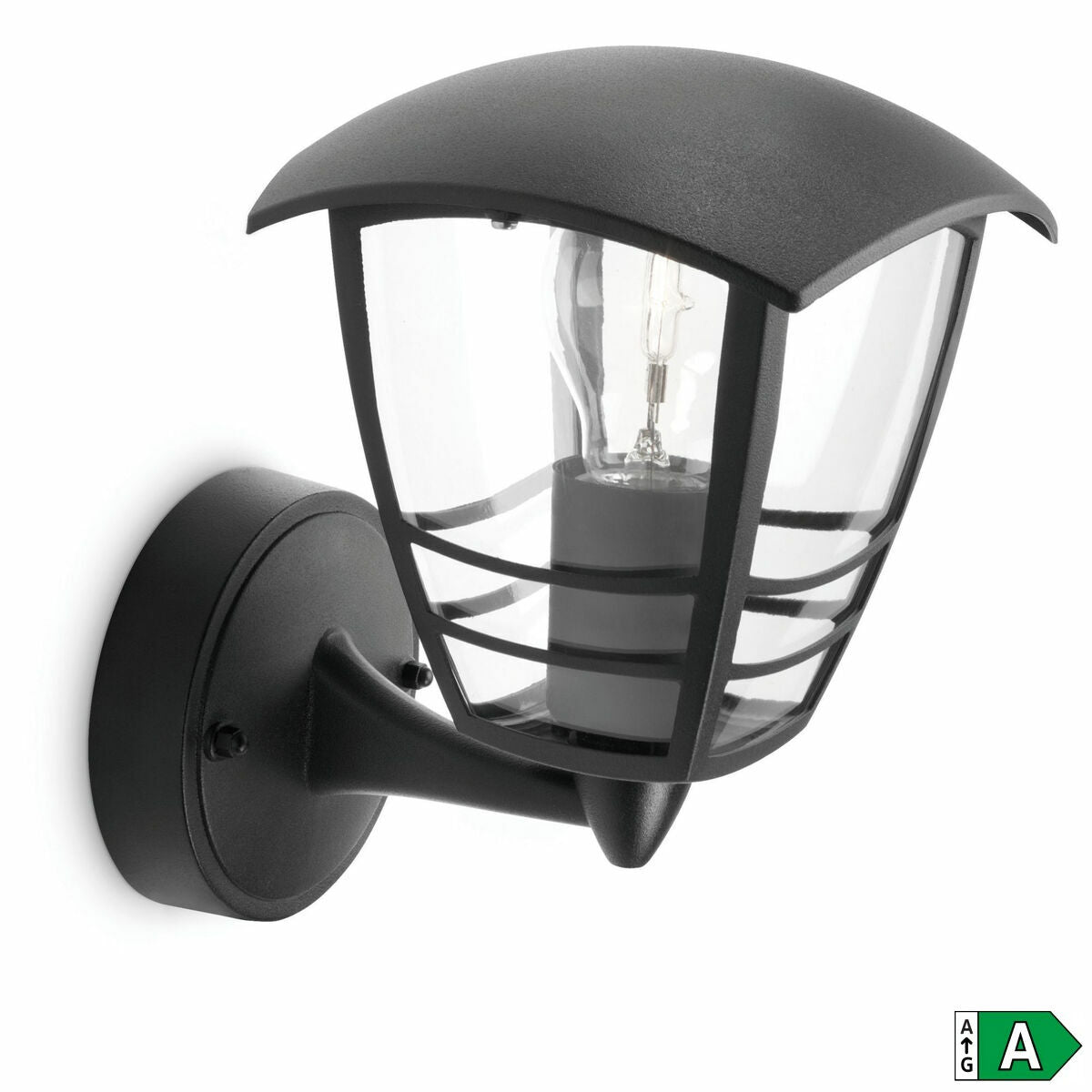 Wall Light Philips My Garden Creek Black Aluminium A 60 W E27-1