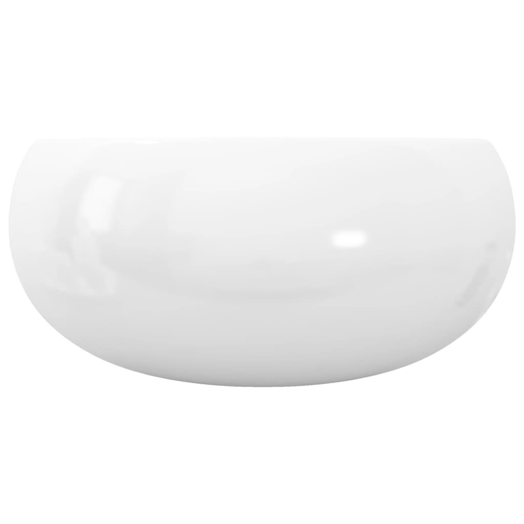 NNEVL Basin Round Ceramic White 40x15 cm-4